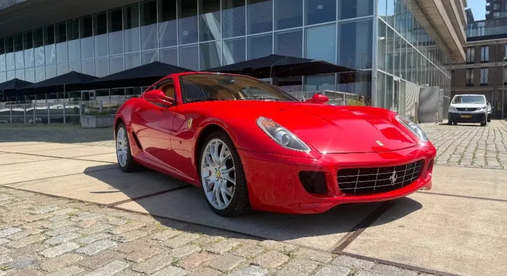 Ferrari met veel kilometers